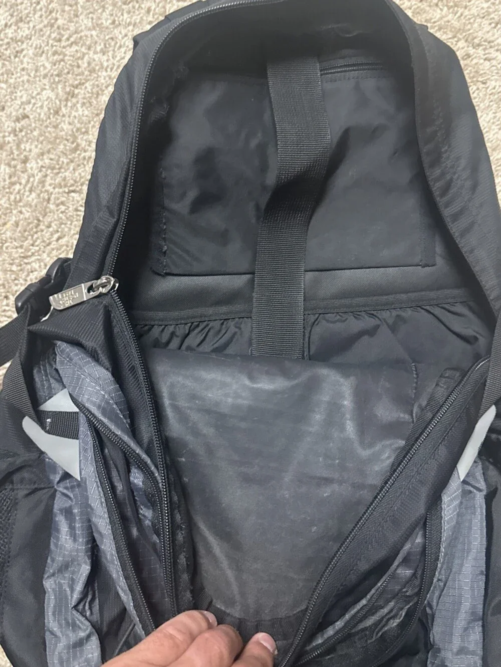 The North Face Borealis Backpack Black Camping Hiking School Travel Laptop NICE